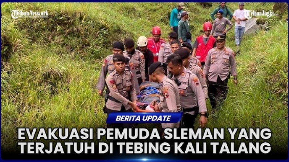 NYAKUT DI MERAPI,- Kronologi pria asal Sleman, D.I. Yogyakarta yang terpeleset dan nyangkut di jurang Gunung Merapi Kemalang, Klaten.