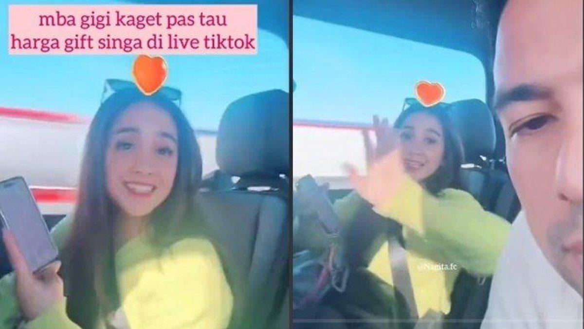 Nagita Slavina dibuat kaget sampai melongo dengan kebaikan penonton yang memberikan gift singa seharga Rp 7 juta. berapa kali memukul Raffi Ahmad