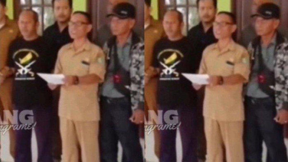 Najaruddin, guru SMK di Kalimantan Barat minta maaf usai sebut Palestina teroris.