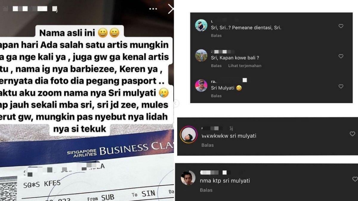 Nama asli Sri Mulyati milik Bebizie diolok-olok netizen