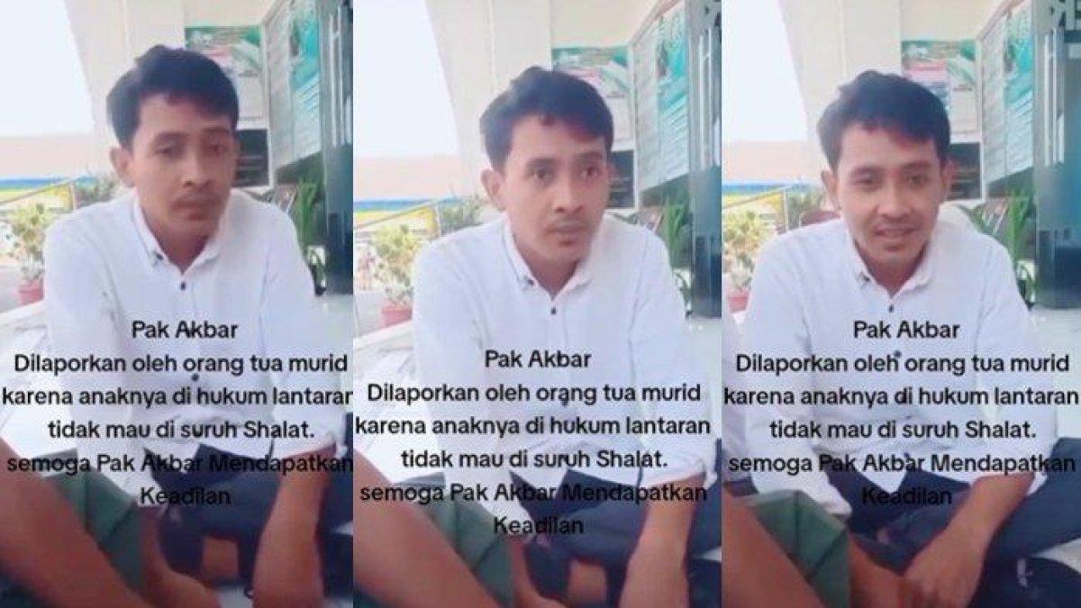 Nasib Akbar Sarosa Guru PAI Hukum Murid Tak Sholat, Dituntut Rp 50 Juta Karena Pukul Tangan Korban