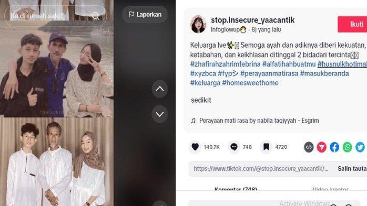 Nasib ayah Zhafirah Zarim Febrina selepas anaknya wafat bikin netizen pilu