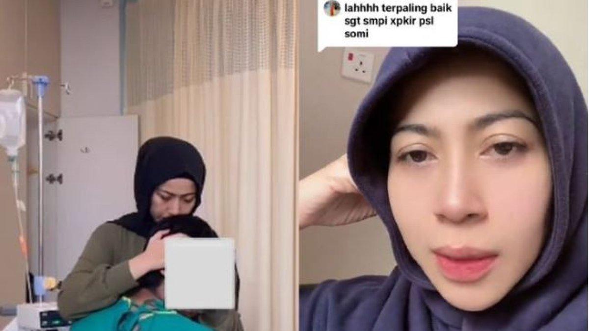 Nasib malang menimpa seorang penyamyi asal Malaysia hingga harus dirawat di rumah sakit gegara kena ledakan tabung gas