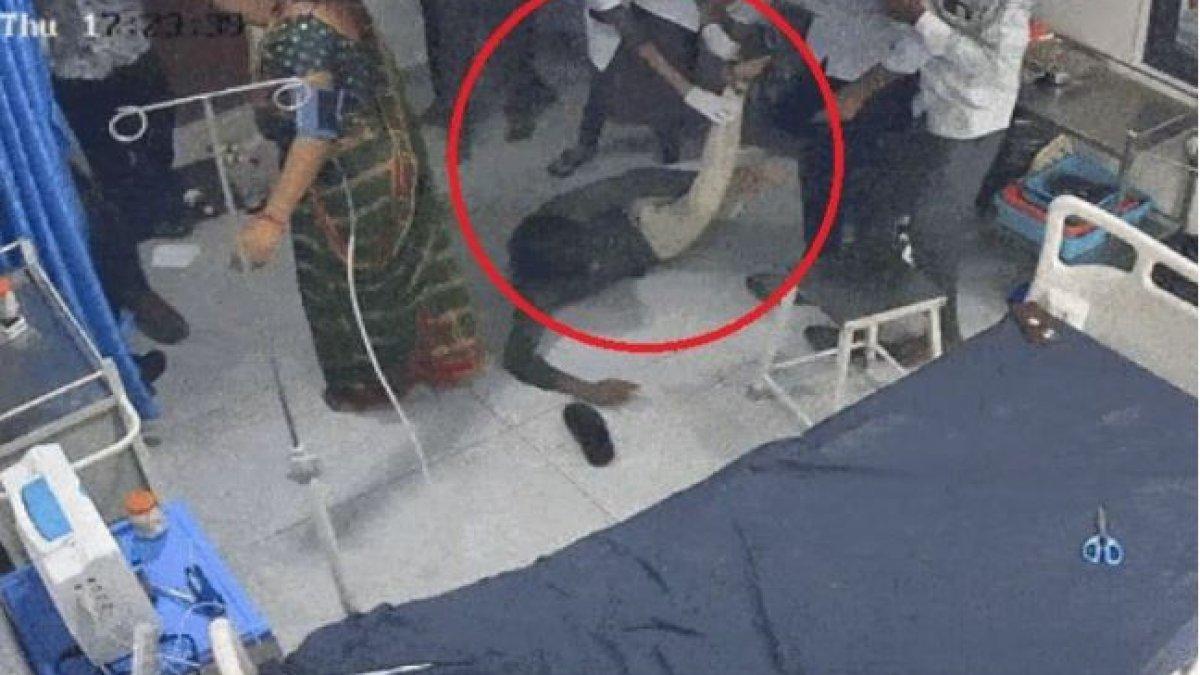 Seorang dokter yang dihajar oleh keluarga seorang pasien karena marah diminta melepas sepatu