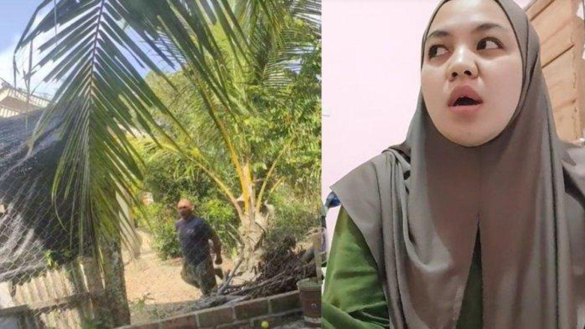 Nevi Siska dan tetangganya yang sering meludahi pekarangan rumahnya.