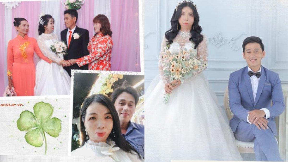 Nguyen Thi Huong akhirnya menikah dengan pria tampan