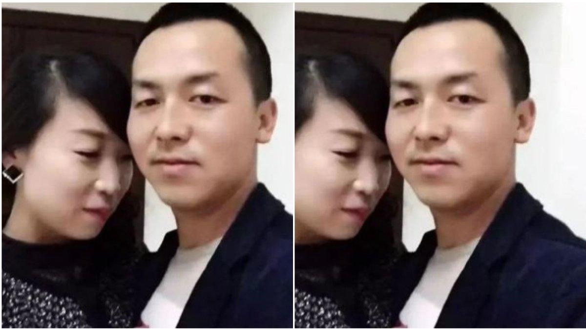 Nhiep Kien Van dan istrinya Cao Anh saat awal menikah