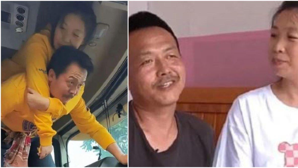Nhiep tetap sukacita merawat istrinya dan membawanya kerja di truk