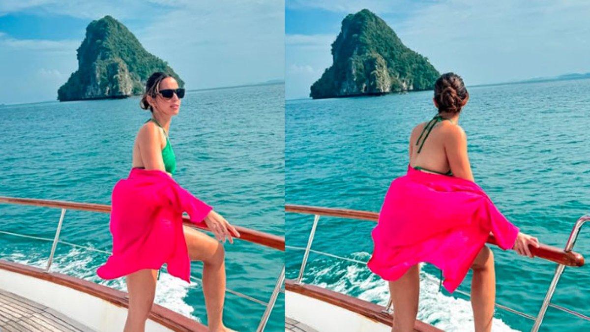 Nia Ramadhani liburan naik yacth mewah