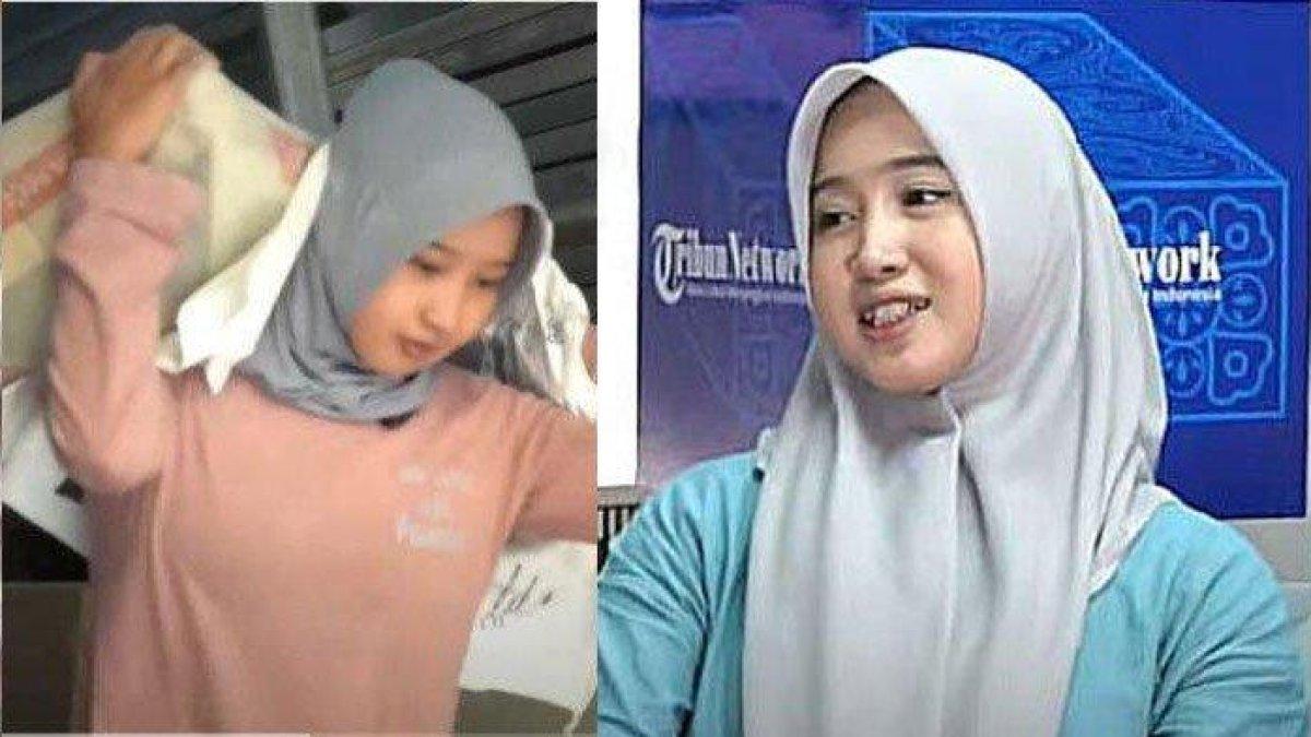 Nuraini nyabi kerja jadi kuli panggul semen untuk biaya kuliah dan hidp keluarga