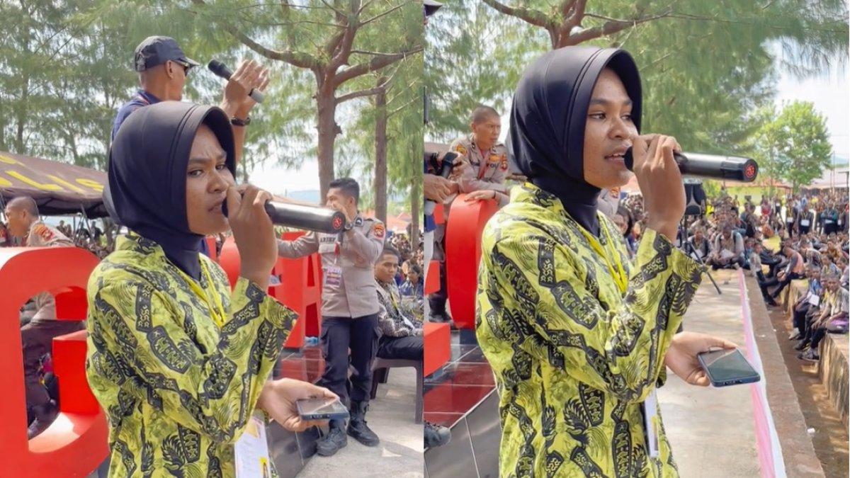 Nurul LIDA kini menjadi casis Polwan asal Papua Barat
