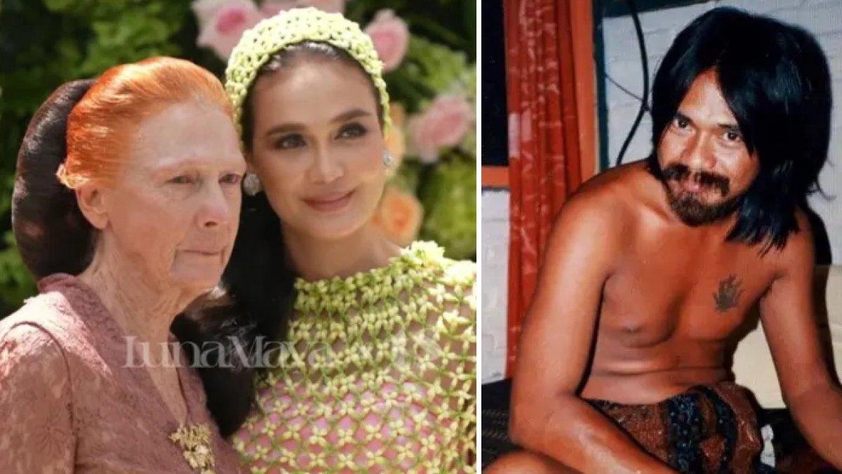 ORANG TUA LUNA MAYA - Desa Maya Waltaurd Maiyer dan Luna Maya dalam prosesi siraman di The Ubud Village Resort and Hotel pada Selasa (6/5/2025) (kiri). Potret lawas Uut Bambang Sugeng, mendiang ayah Luna Maya. Berikut perjalanan cinta Desa Maya Waltaurd Maiyer dan Uut Bambang Sugeng.