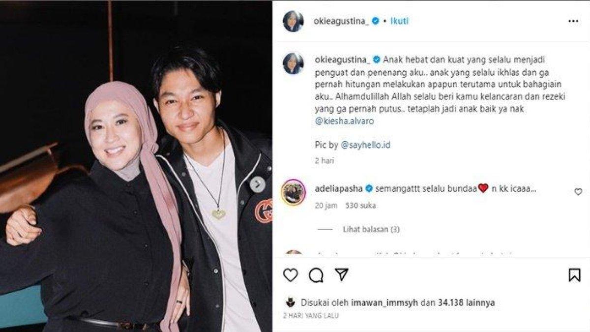 Okie Agustina beber sikap Keisha Alvaro di tengah kabar Gunawan Dwi Cahyo selingkuh