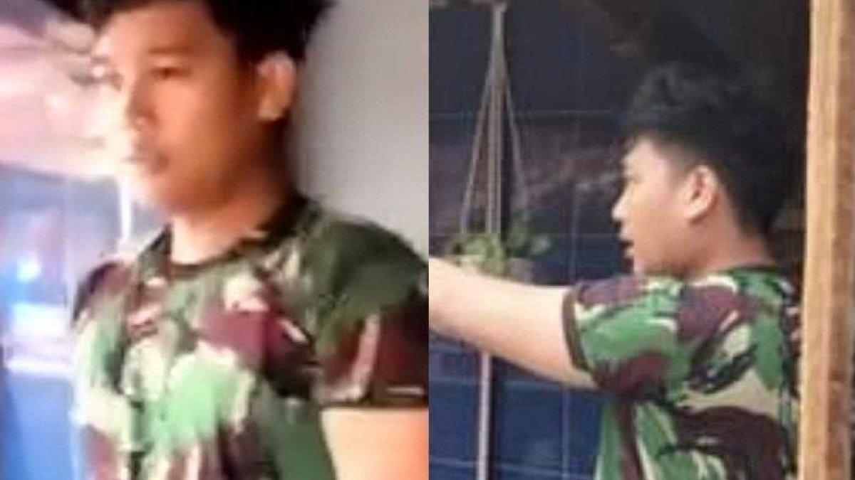 Oknum TNI di Palembang ngamuk bawa parang