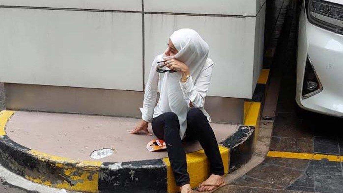 Olla Ramlan drop usai jalan kaki ikut kampanye akbar AMIN