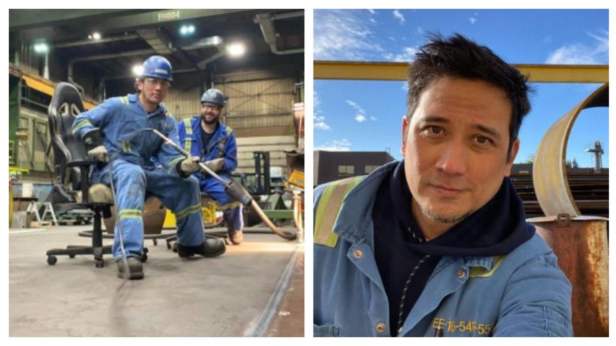 TENGKU FIRMANSYAH KANADA - Tengku Firmansyah ceritakan progress pekerjaannya di Kanada. Kini senang sudah mendapatkan helm biru.