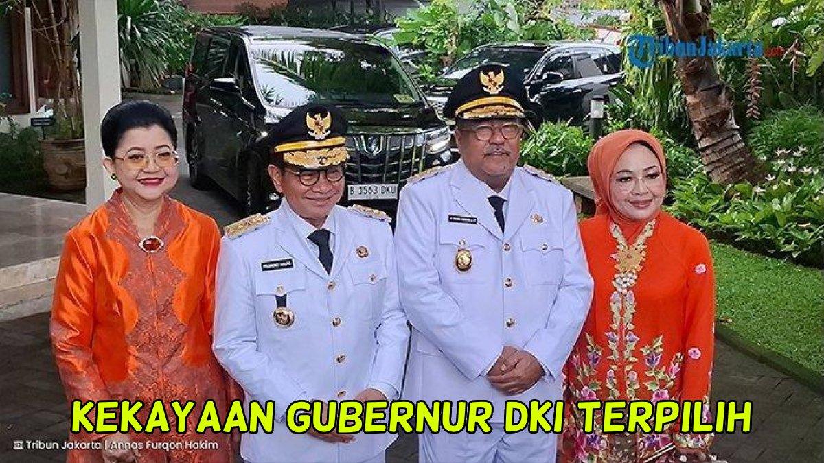 PELANTIKAN GUBERNUR DKI - Perbandingan kekayaan Gubernur dan Wakil Gubernur Jakarta terpilih, Pramono Anung dan Rano Karno, mereka berfoto sebelum di kediaman Pramono di Jalan H Ambas, Cipete Selatan, Cilandak, Jakarta Selatan, Kamis (20/2/2025).