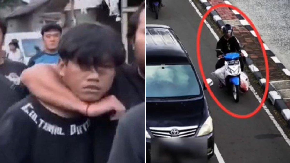 PEMBUNUHAN DI TANGERANG - N alias R (23), pelaku pembunuhan seorang pria yang jasadnya ditemukan dalam karung di saluran air Jalan Daan Mogot KM 21, Batuceper, Kota Tangerang, Selasa (22/4/2025).