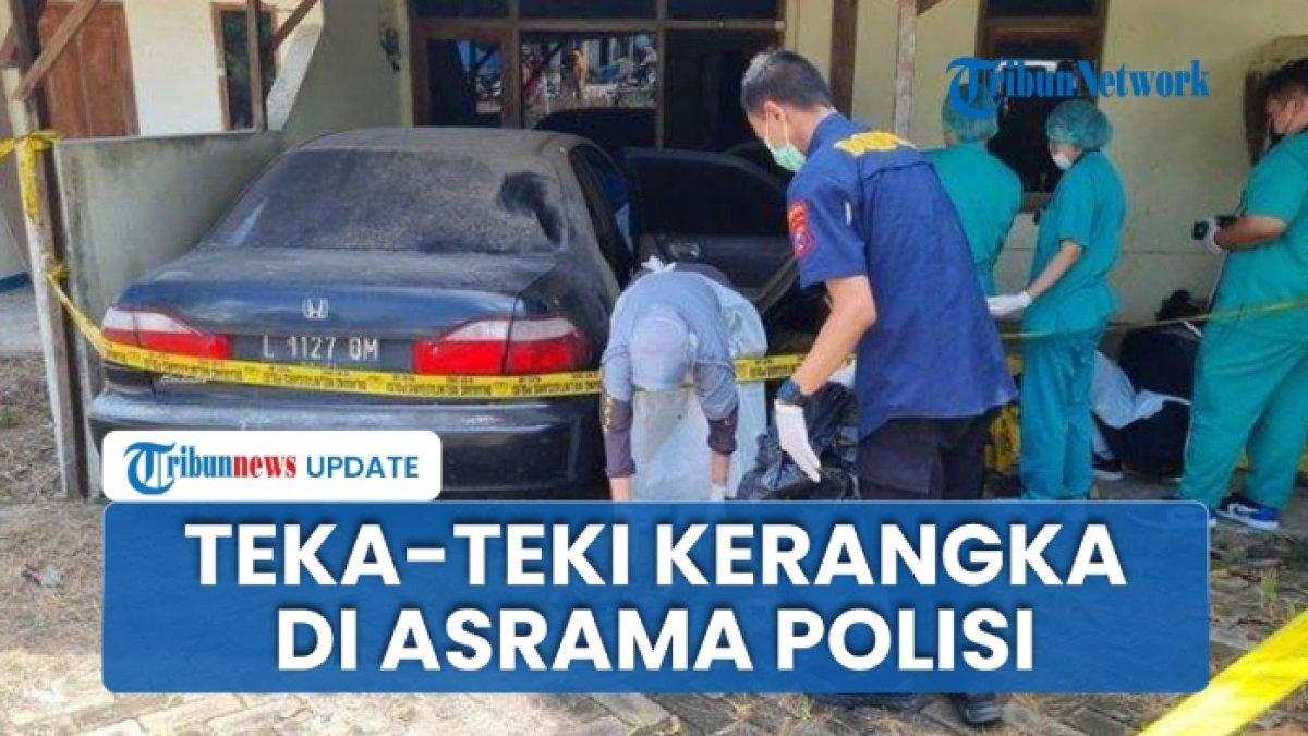 PENEMUAN KERANGKA DI ASPOL,- Awal mula penemuan kerangka manusia berusia enam puluh tahun di asrama polisi (Aspol) Polsek Ujungpangkah, Gresik.