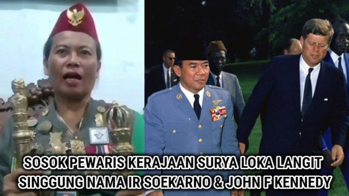 PEWARIS SURYA LOKA LANGIT,- Sosok wanita yang mengaku sebagai pewaris Kerajaan Surya Loka Langit hingga menyinggung namaIr Soekarno dan John F Kennedy.
