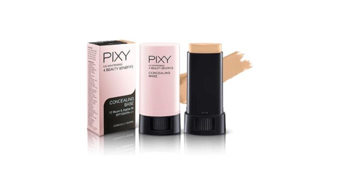 REKOMENDASI CONCEALER MURAH - Foto produk PIXY Concealing Base 4 Beauty Benefits diolah dari website pixy.co.id, Rabu (12/2/2025). Concealer dari brand lokal ini mampu tutupi noda di wajah meski harganya ekonomis.