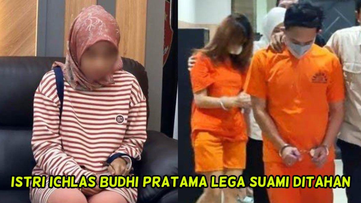KASUS VIDEO SYUR: POD (kiri) merasa lega usai suaminya, yakni Ichlas dan selingkuhanya, Viska (kanan) yang merupakan pemeran video adegan dewasa yang menghebohkan Gresik, Jawa Timur ditahan polisi.