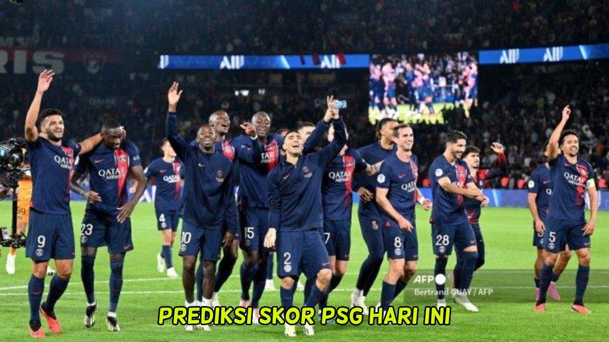 PREDIKSI LIGUE 1 : (ARSIP) Para pemain PSG merayakan kemenangan bersama suporter. Prediksi PSG melawan Nantes pada Rabu, 23 April 2025.