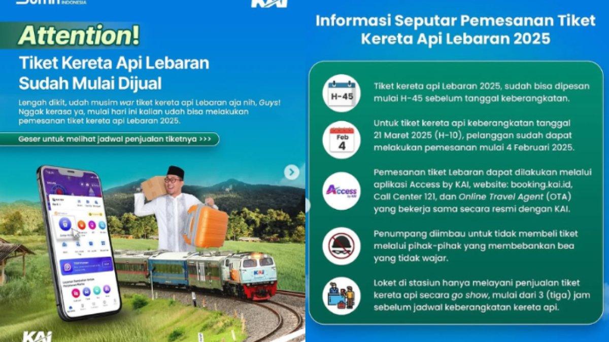 PROMO MUDIK KAI,- Daftar promo dan flash sale tiket Kereta Api untuk momen Lebaran 2025, simak trik menang war tiketnya!
