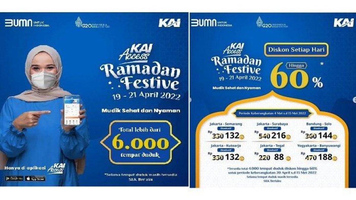 PROMO MUDIK KAI,- Daftar promo dan flash sale tiket Kereta Api untuk momen Lebaran 2025, simak trik menang war tiketnya!