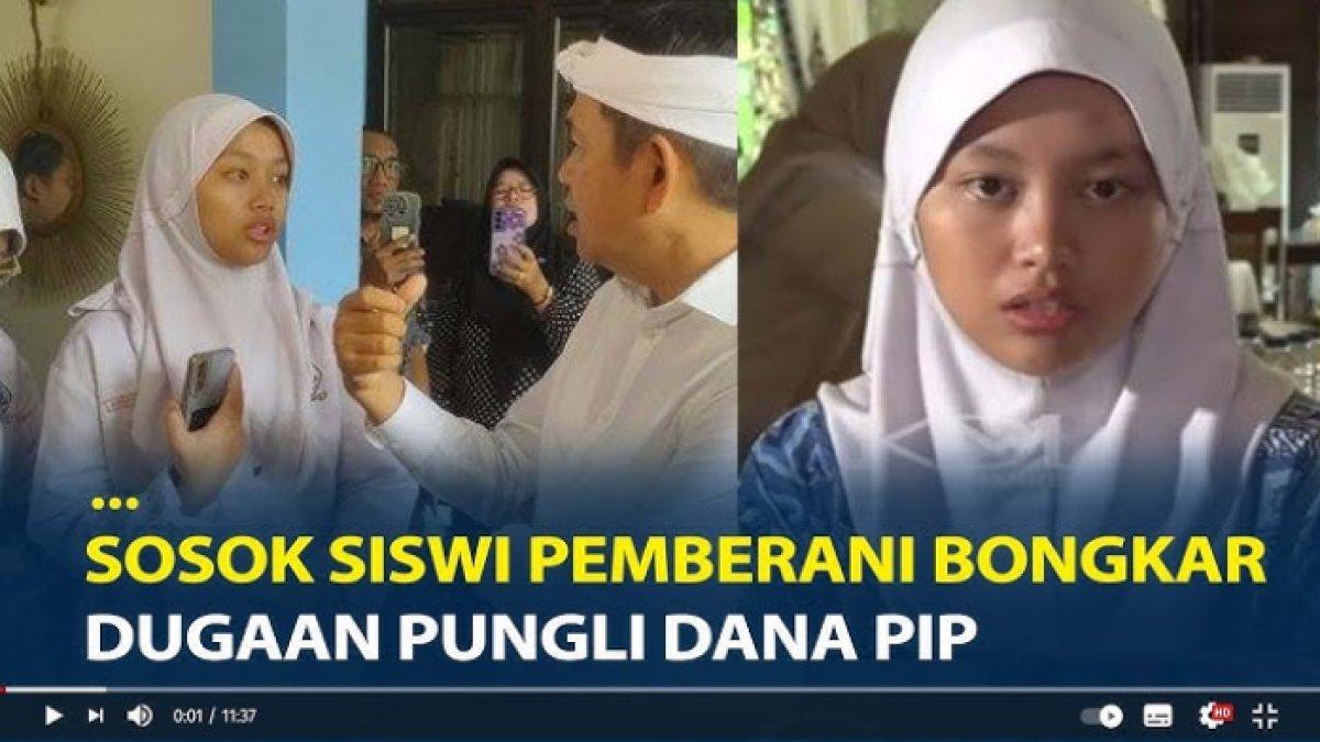 PUNGLI SMAN 7 CIREBON,- Inilah sosok Hanifah, siswi yang berani membongkar dugaan pungli yang terjadi di sekolahnya, SMAN 7 Cirebon, Jawa Barat terhadap Dedy Mulyadi.