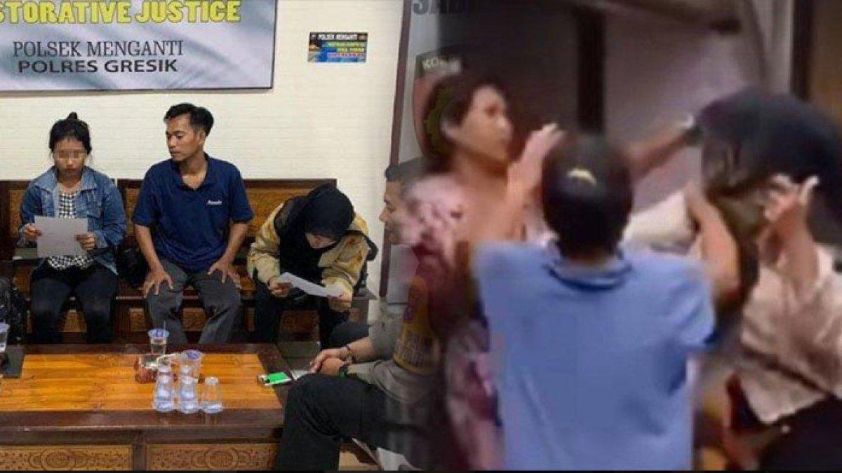 Padahal nunggak bayar utang, emak-emak berdaster di Gresik malah ngamuk saat ditagih, kini berujung damai