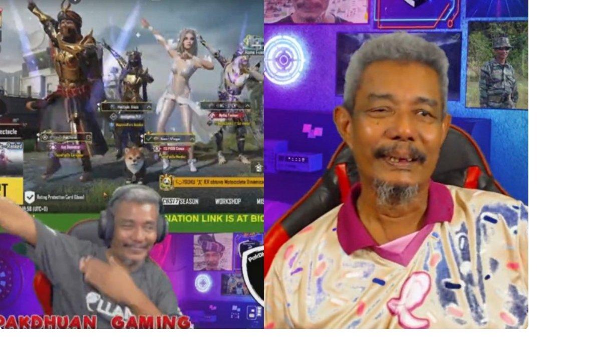 Pak Dhuan, gamer berusia 64 tahun