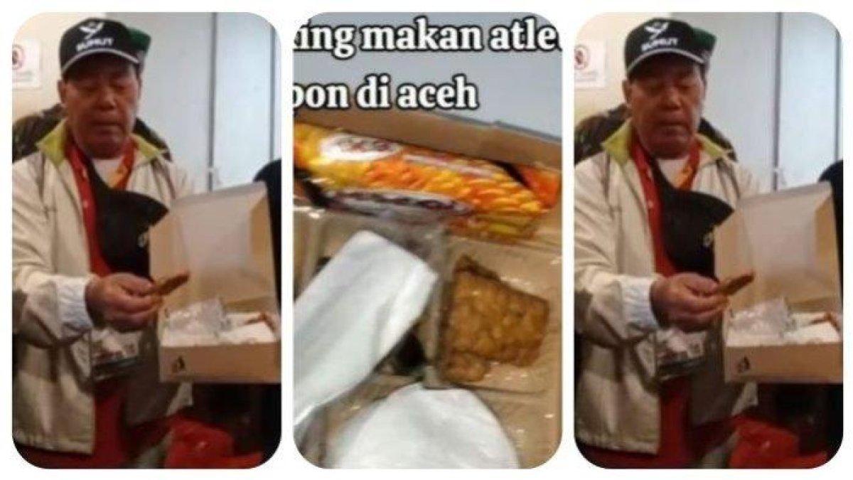 Panitia cabor catur PON XXI komplain dan tidak terima menu makanan yang diberi hanya dengan lauk sepotong tempe dan sayur kering. Ancam mogok makan.