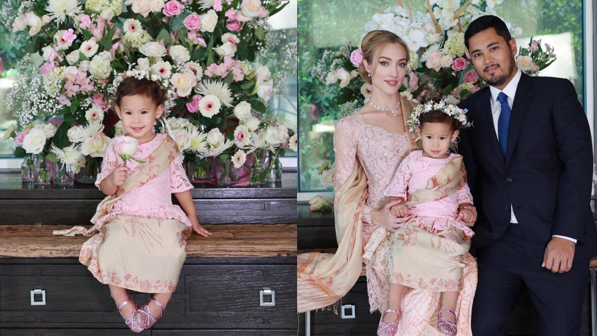Panji Trihatmodjo dan Varsha Strauss sempat memamerkan wajah putrinya