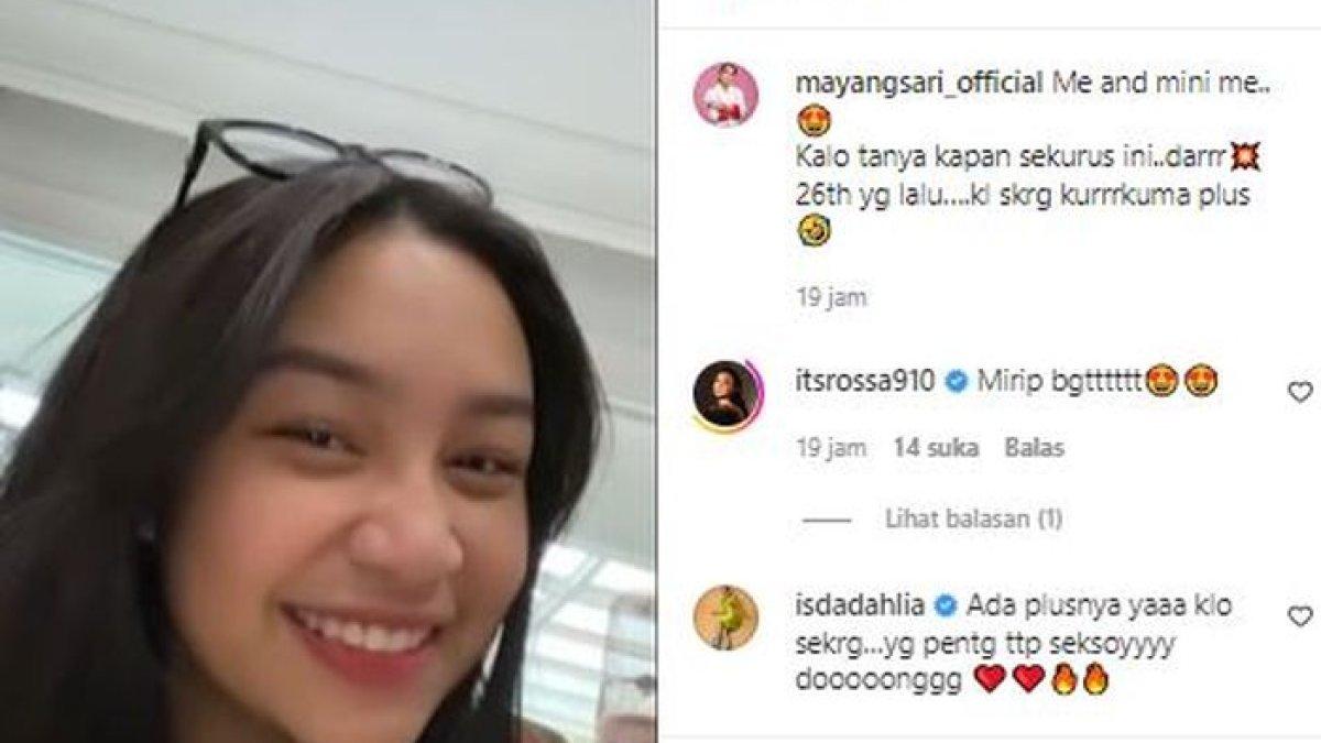 Paras Khirani mirip Mayangsari.
