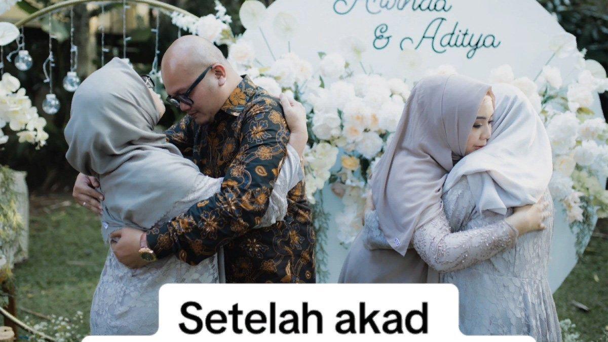 Pasangan gelar pernikahan 15 menit usai lamaran.