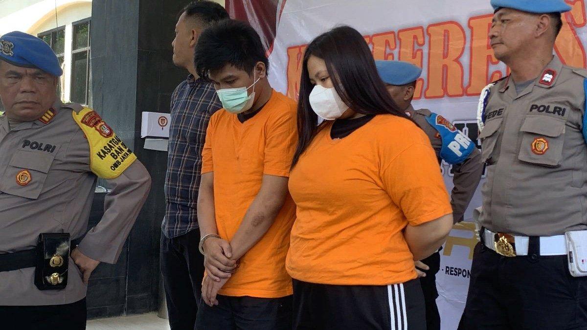 Pasangan kekasih berinisial GP dan SD nekat memproduksi uang palsu