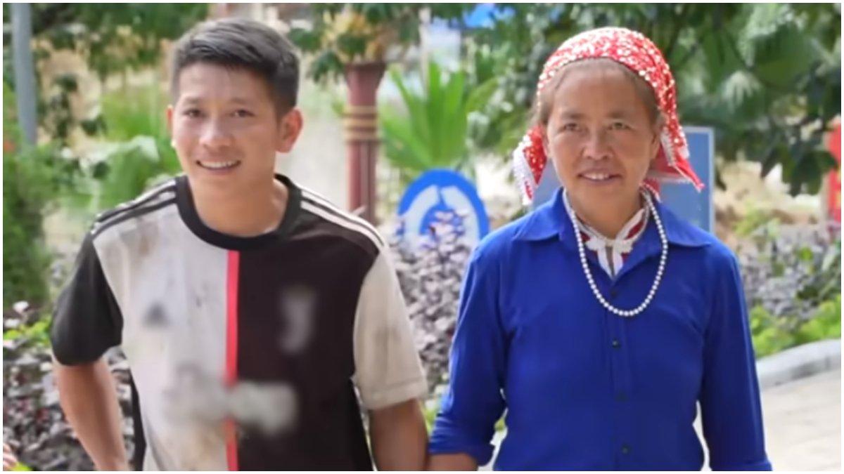 Pasangan suami istri Sinh dan Vu, usianya terpaut 27 tahun.