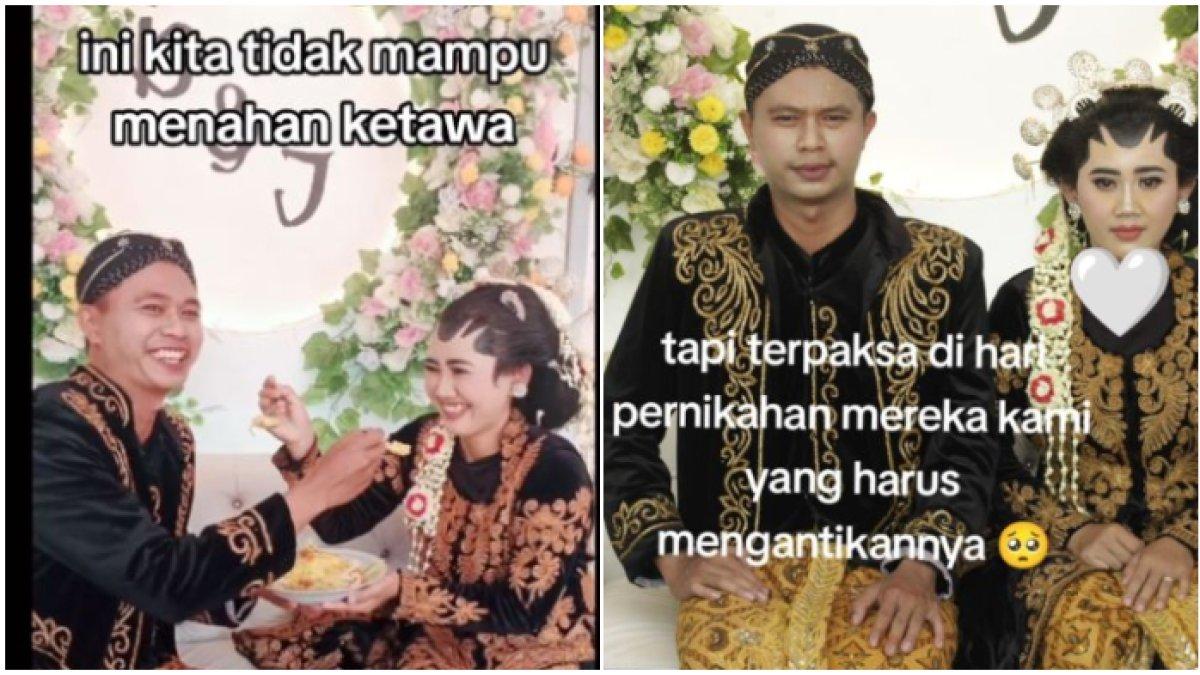 Pasutri gantikan adik jadi pengantin di acara resepsi (3)