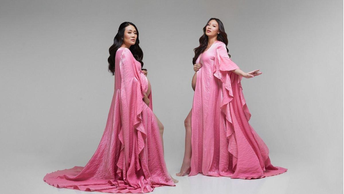 Patricia Gouw melakukan  maternity shoot