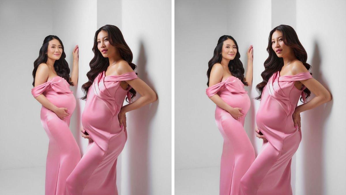 Patricia Gouw melakukan  maternity shoot