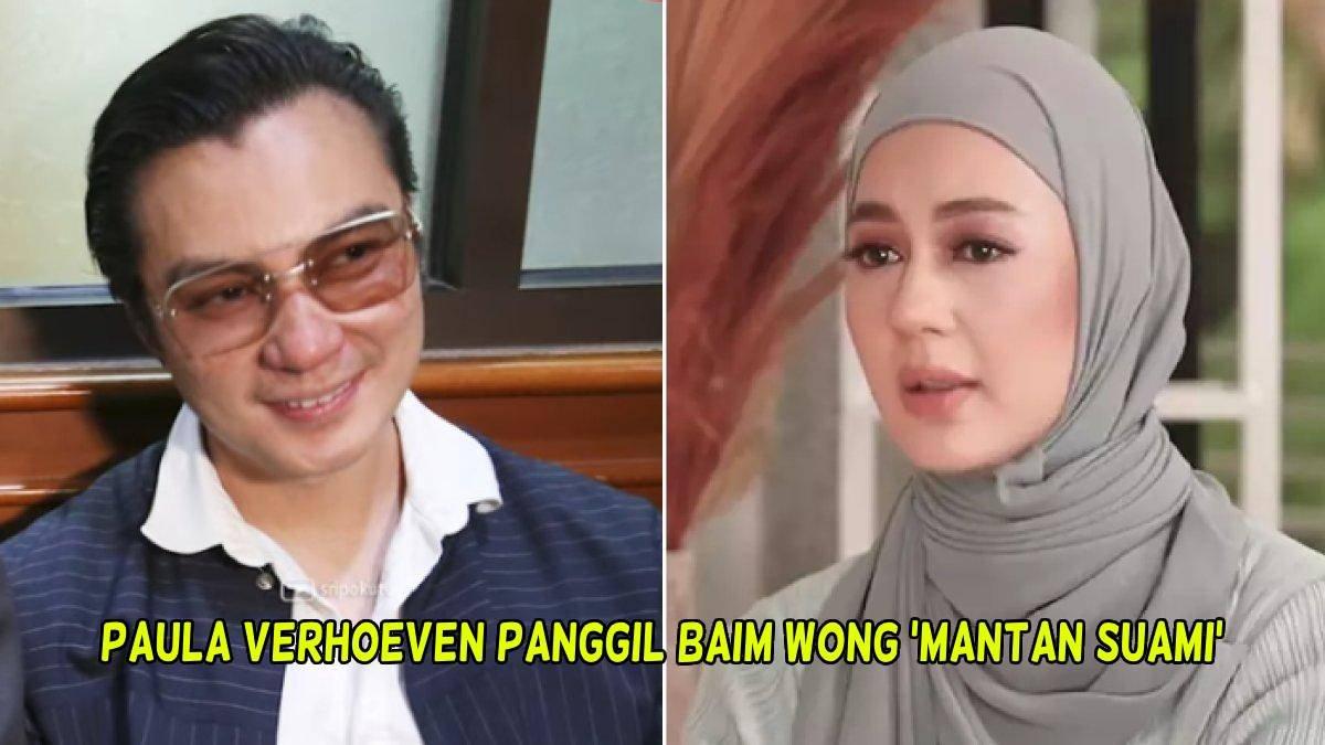 Paula Verhoeven sudah panggil Baim Wong dengan sebutan mantan suami.