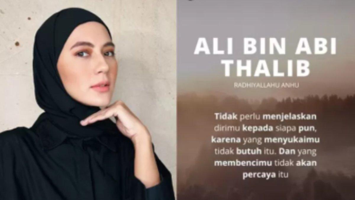 Paula Verhoeven unggah quotes jaga lisan setelah dituding selingkuh oleh Baim Wong.