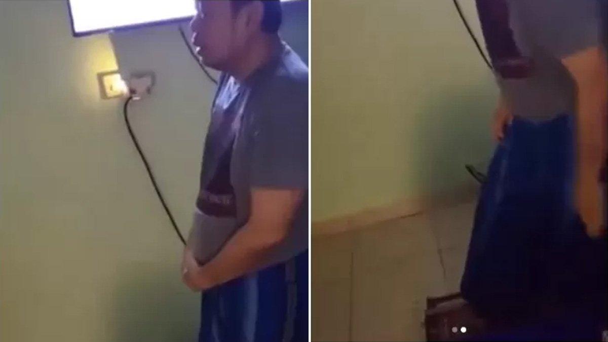 Pejabat Kementerian Perhubungan (Kemenhub) berinisial AK yang diduga melakukan penistaan agama dengan cara menginjak Al-Quran, Jumat (17/5/2024).