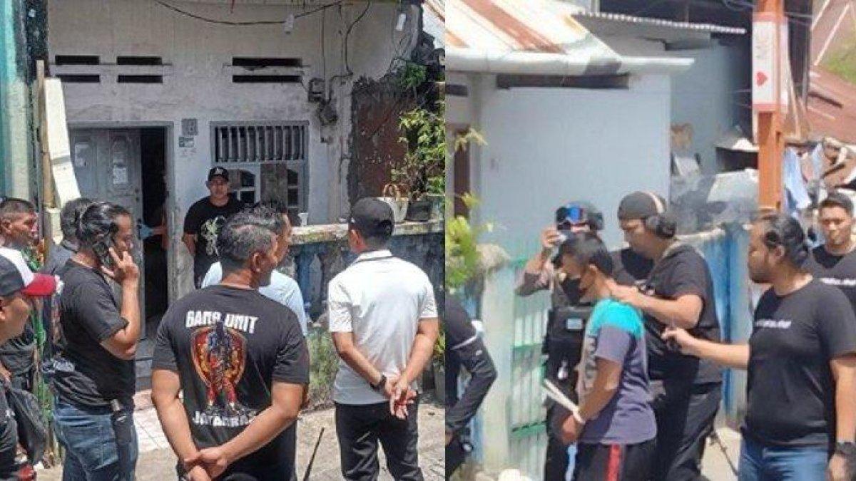 Pelaku jalani olah TKP usai 6 tahun lalu tega bunuh istrinya