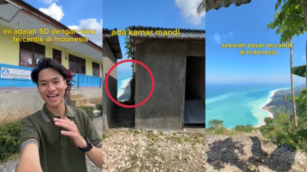 Pemandangan di belakang toilet SD di NTT