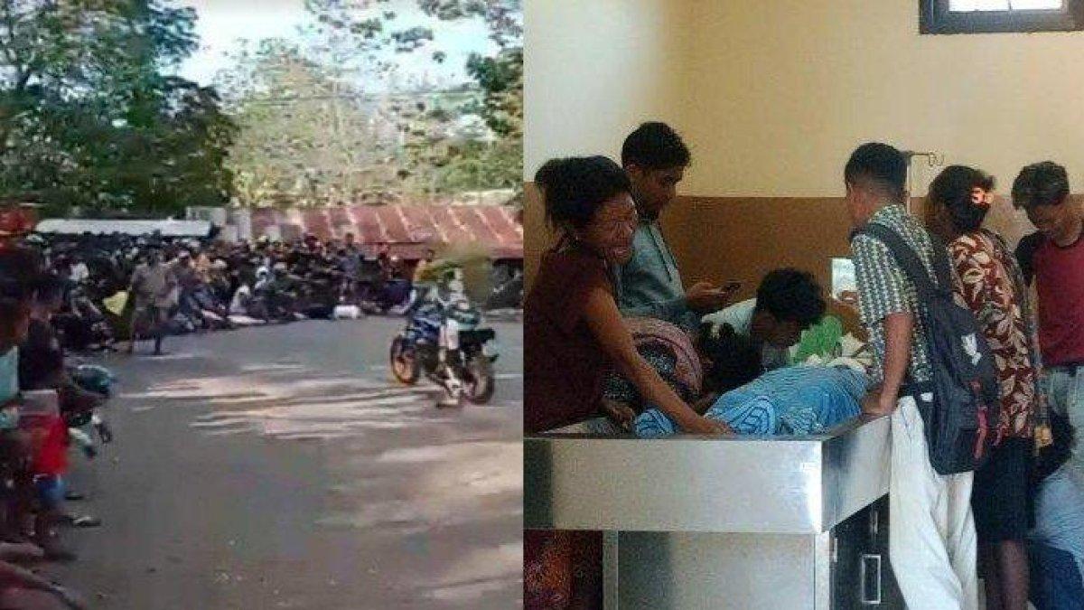Pembalap menabrak kerumunan penonton di Atambua, Nusa Tenggara Timur (NTT)