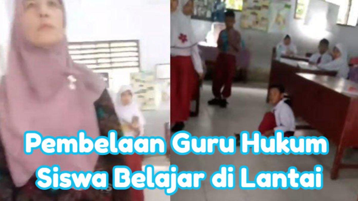 Haryati, guru yang hukum siswa SD di Medan belajar di lantai karena orang tua nunggak bayar SPP buat pembelaan