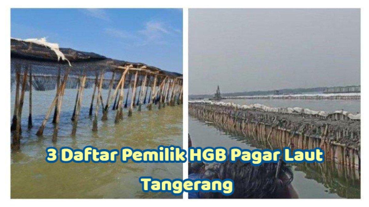 Pemilik HGB pagar laut Tangerang