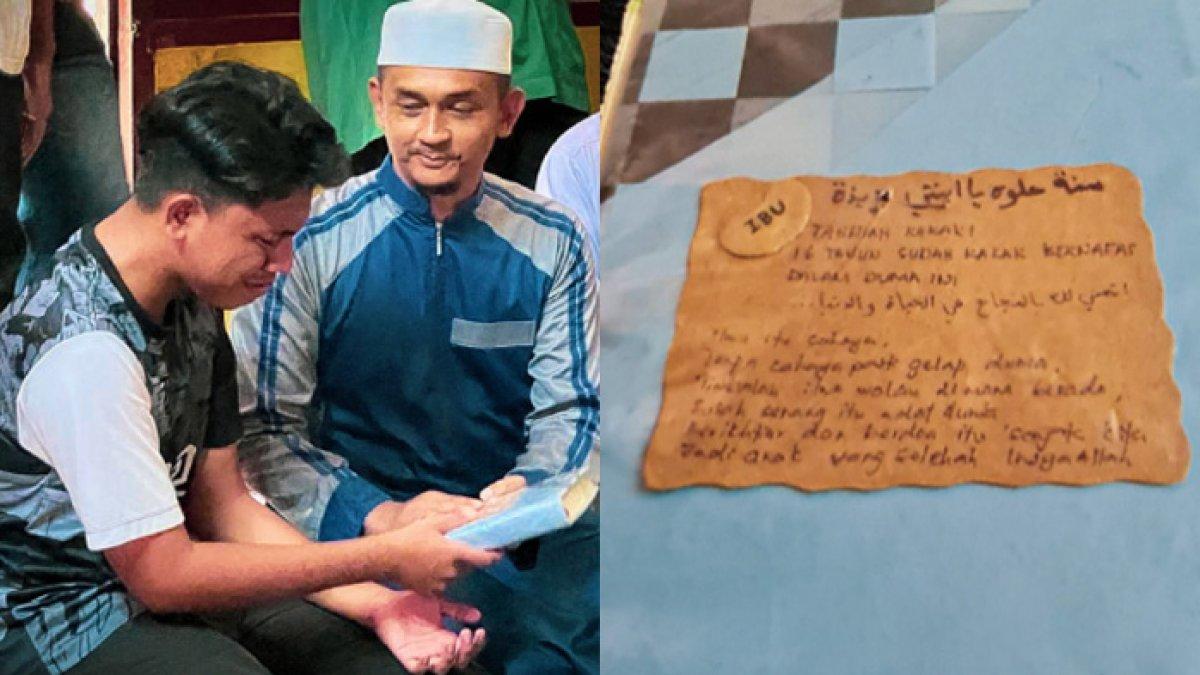 Pemuda terima Al-Quran milik adiknya yang meninggal kecelakaan